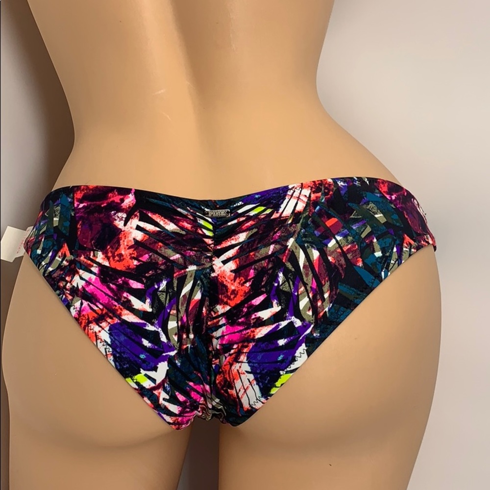 Pink Victoria’s Secret bikini bottoms fern